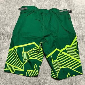 Podiumwear Shorts Adult XXL Tri Cycle Long Bermuda Cycling Mens Green